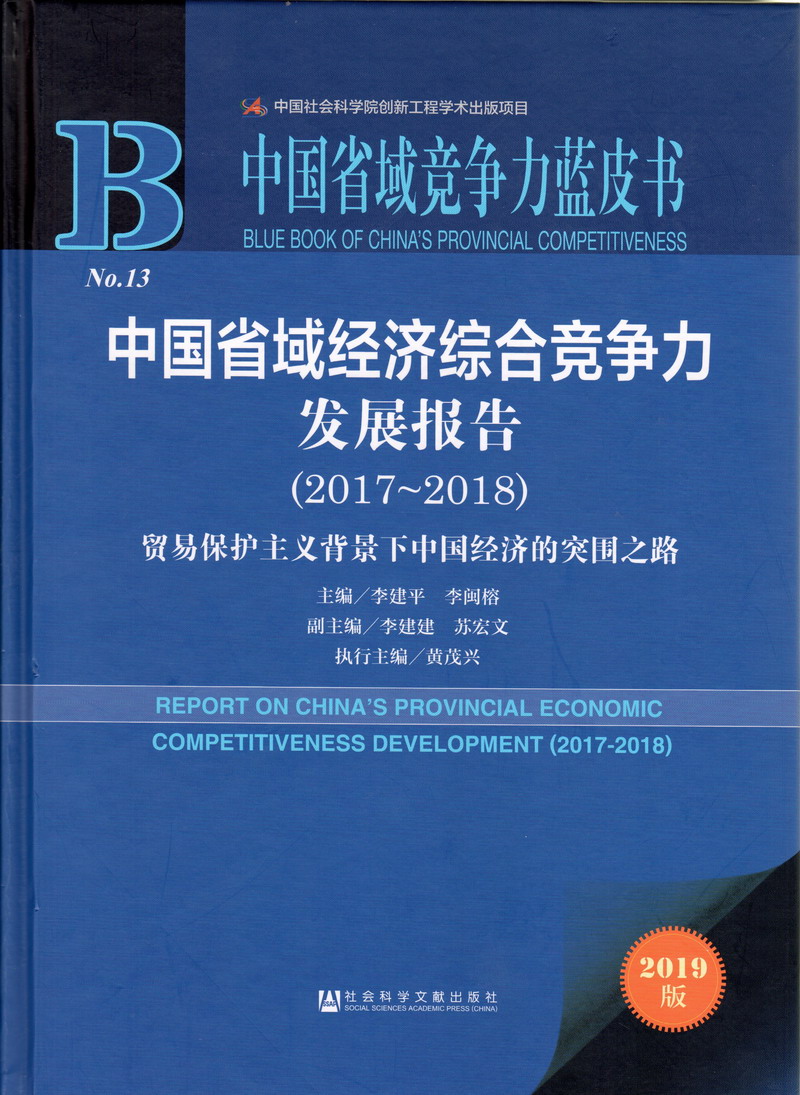 啊啊啊干美女中国省域经济综合竞争力发展报告（2017-2018）